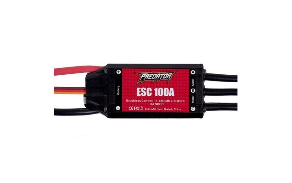 FMS Régulateur Brushless Predator 100A 8 A UBEC