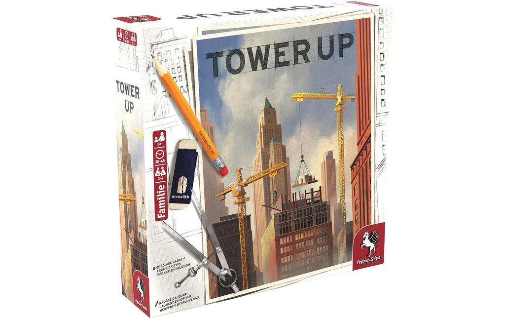 Pegasus Spiele Jeux pour la famille Tower Up -DE-