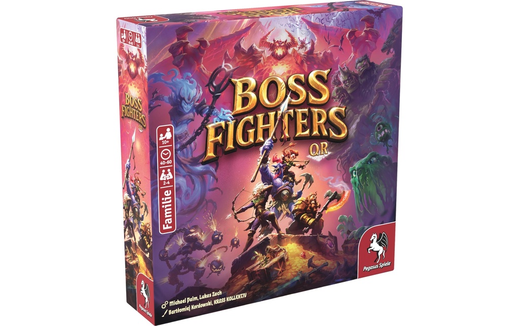 Pegasus Spiele Jeu des connaisseurs Boss Fighters QR -DE-