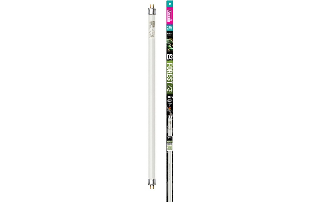 Arcadia Lampe pour terrarium D3 Reptile T5 6% UVB 86.5 cm, 39 watts