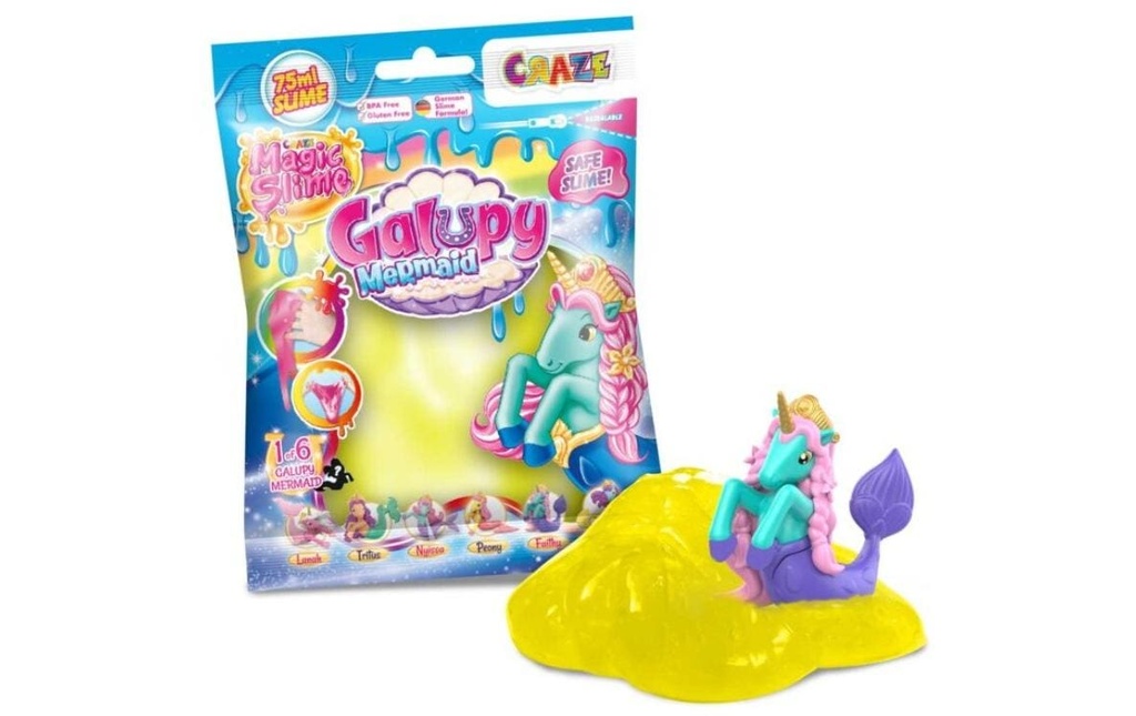 Craze Magic Slime Galupy Mermaid en sachet