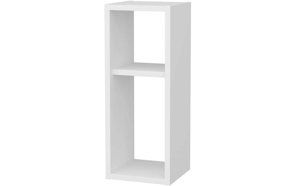 Woody Fashion Table de nuit Sault 23.2 x 59.6 cm, Blanc