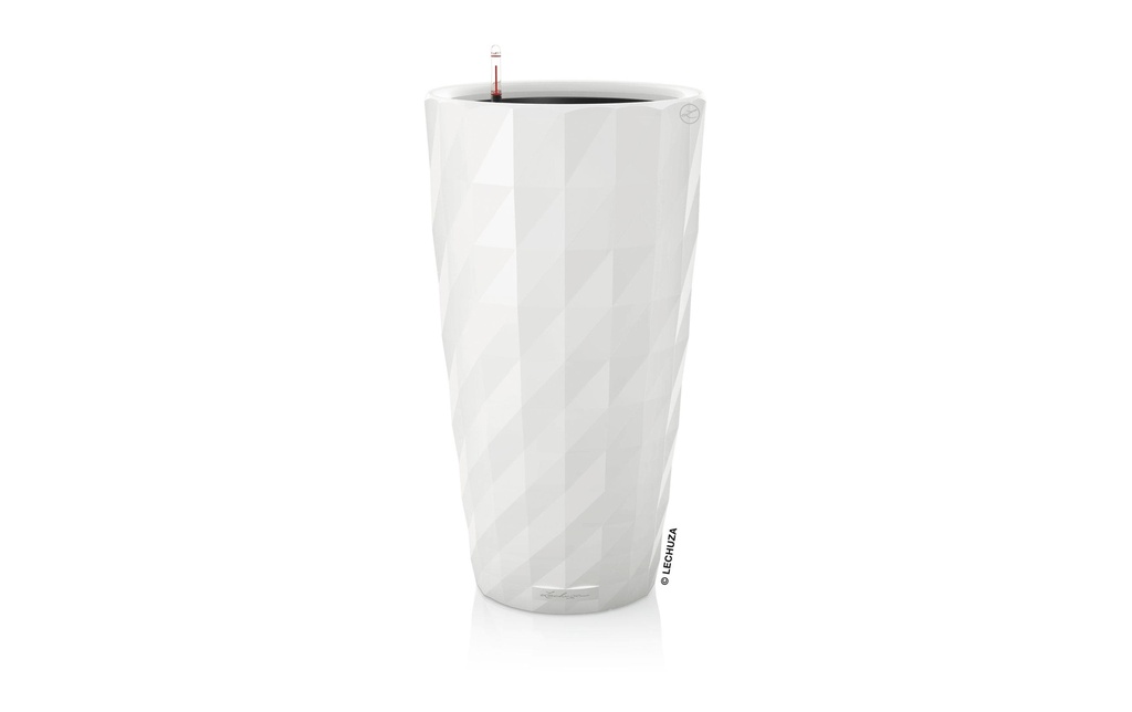 Lechuza Pot de fleur Diamante Premium 40, Blanc