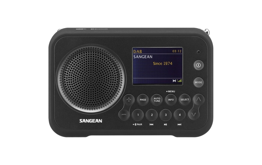 Sangean Radio DPR-76BT Noir