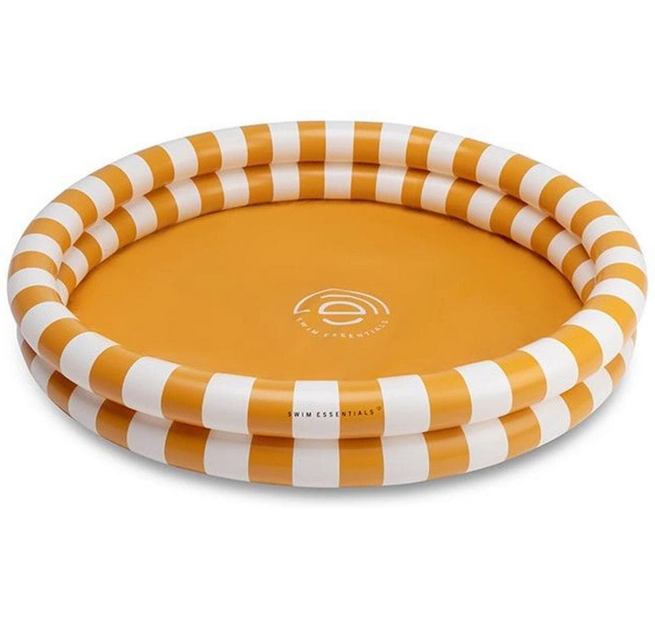 Swim Essentials Pataugeoire Yellow Stripes 100 cm