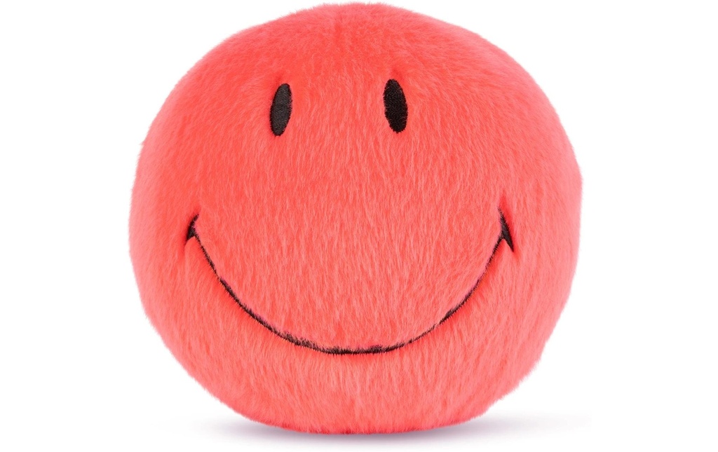 Bon Ton Toys Peluche Smiley ECO Fuzzy corail 13 cm