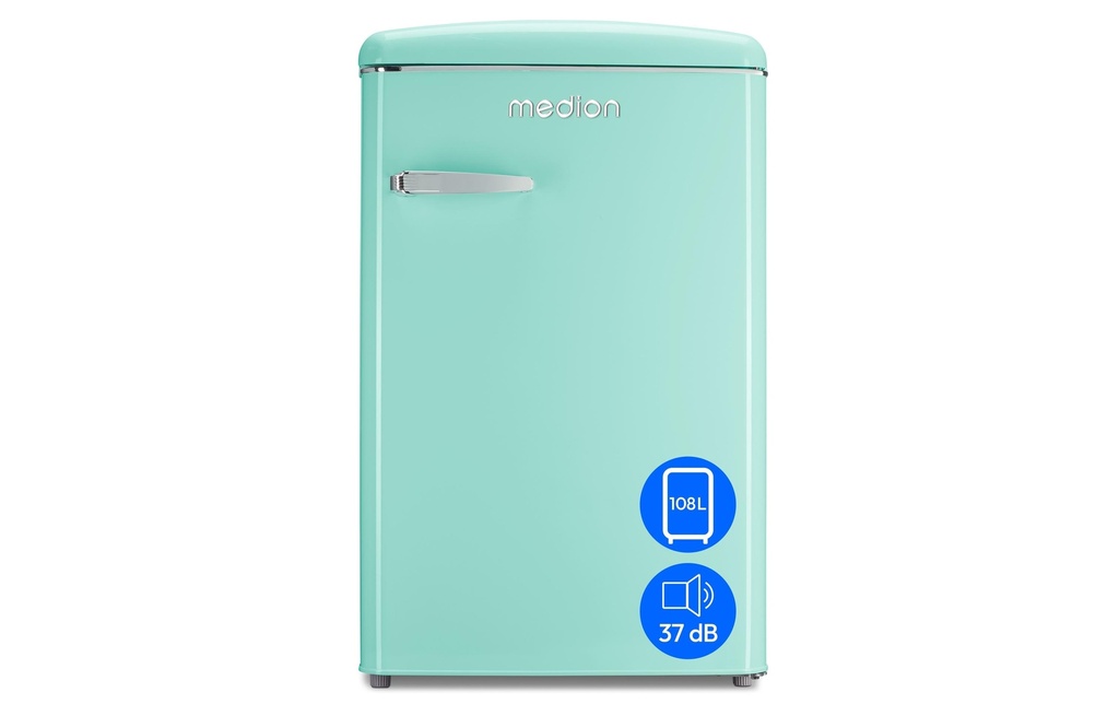 Medion Réfrigérateur Life Retro MD 37790 Turquoise