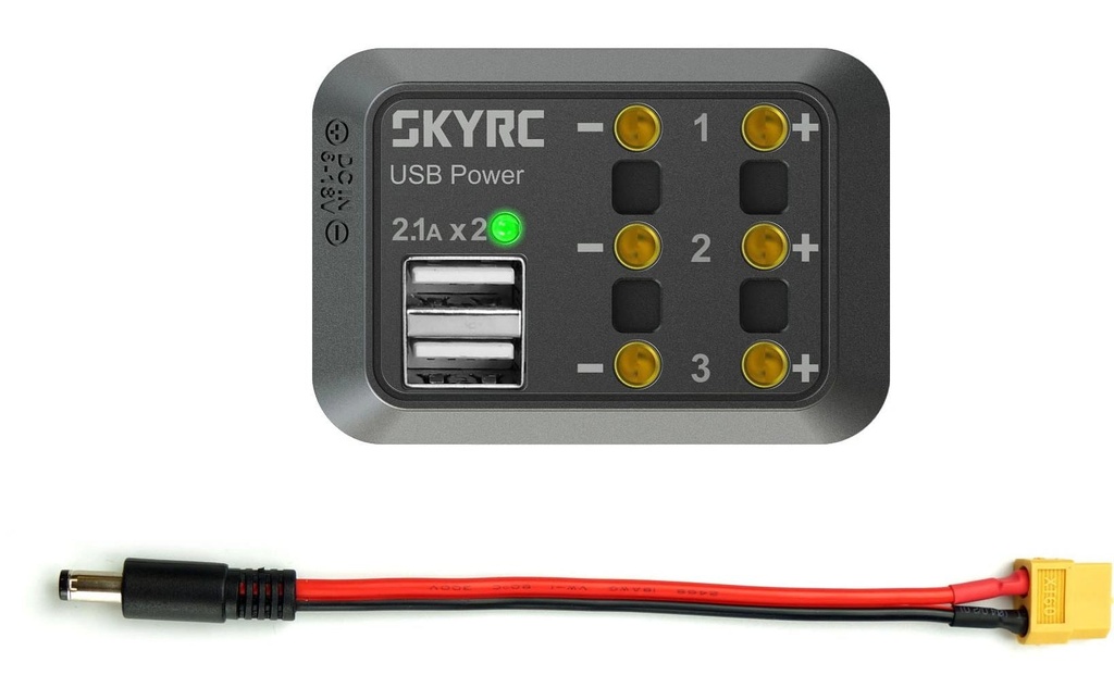 SKYRC Boîte de distribution avec fiche DC