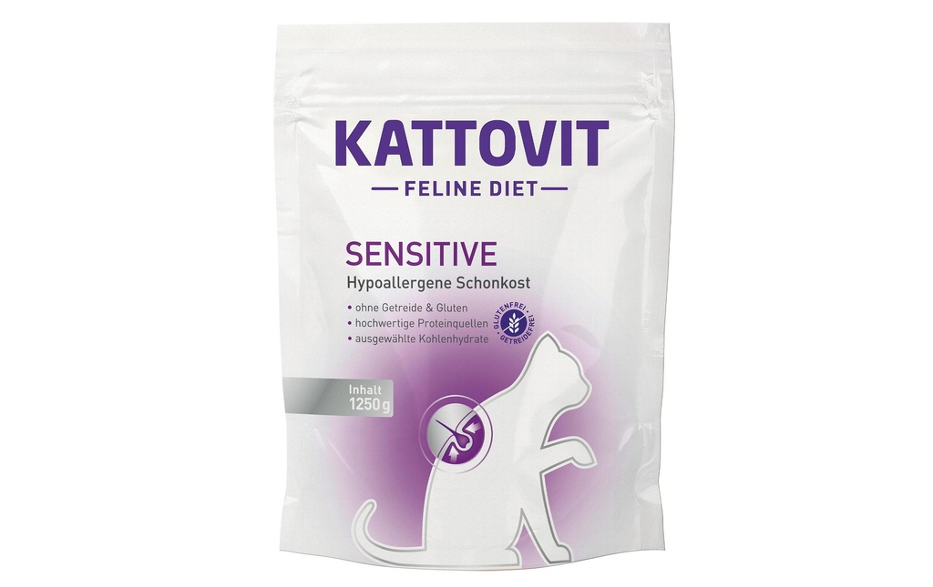 Kattovit Aliments secs Feline Diet Sensitive 1.25 kg