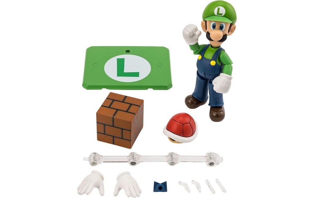Tamashii Nations Super Mario S.H. Figuarts Figurine Luigi