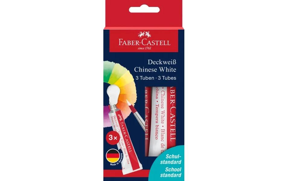 Faber-Castell Peinture pour affiche Blanc de couverture 7.5 ml, Blanc