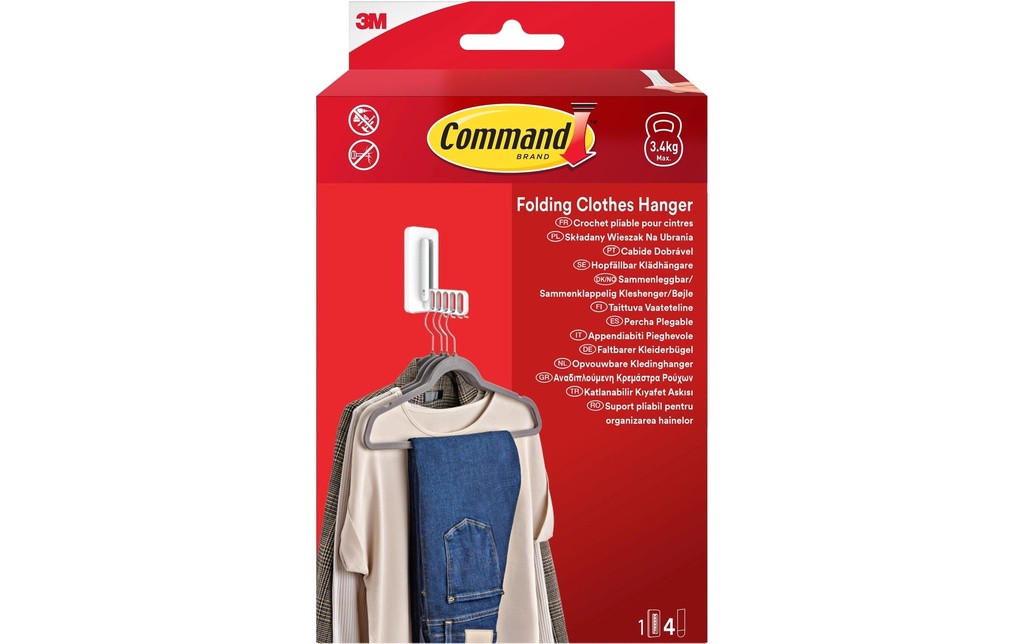 3M Cintre pliable Gris
