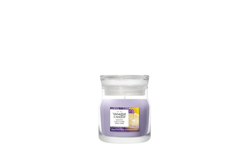 Yankee Candle Signature Bougie parfumée Lemon Lavender Signature Small Jar