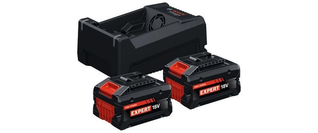 Bosch Professional Batteries et chargeurs 2x EXBA18V-55, GAL C