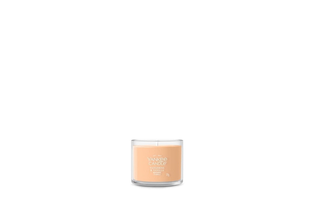 Yankee Candle Signature Bougie parfumée Tangerine & Vanilla Signature Filled Votive