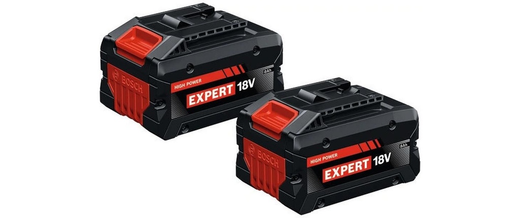 Bosch Professional Batterie 2x EXBA18 V-80