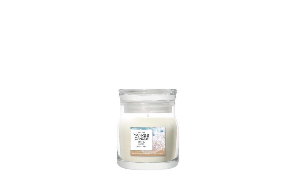 Yankee Candle Signature Bougie parfumée Sun & Sand Signature Small Jar