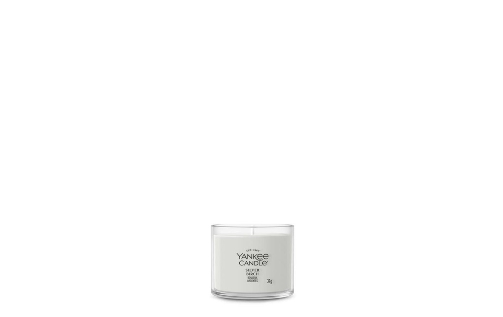 Yankee Candle Signature Bougie parfumée Silver Birch Signature Filled Votive