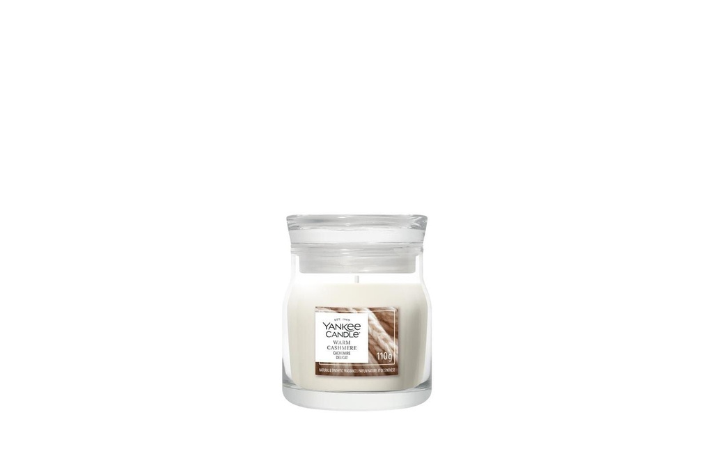 Yankee Candle Signature Bougie parfumée Warm Cashmere Signature Small Jar