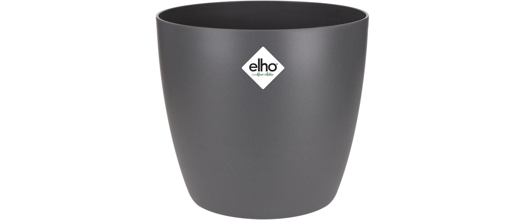Elho Pot de fleur Brussels rond 2.2 l, anthracite