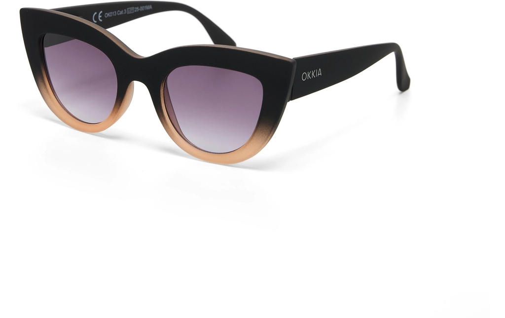 OKKIA Lunettes de soleil Claudia Black Pink