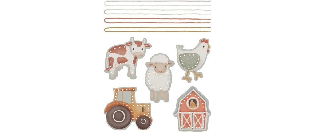 Little Dutch Cartes à enfiler Little Farm