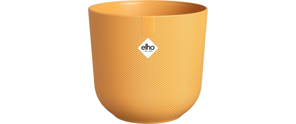 Elho Pot de fleur Jazz 2.4 l, jaune ambre