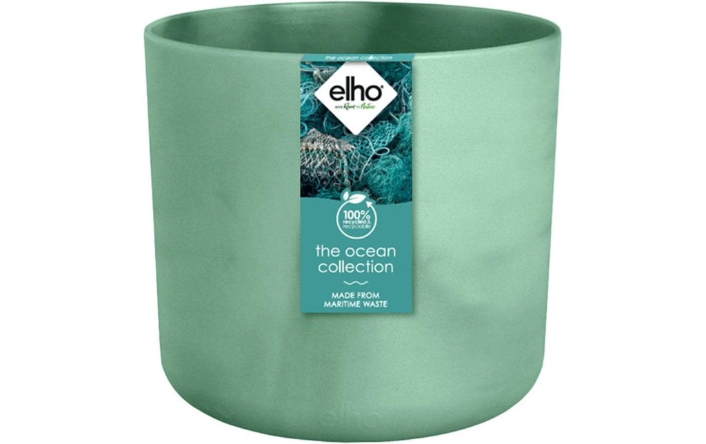 Elho Pot de fleur The Ocean 2.5 l, Vert Pacifique