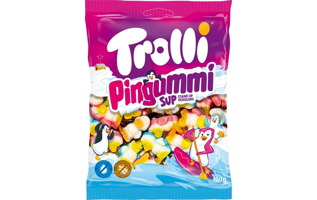 Trolli Bonbons gommeux Gomme pingouin 150 g