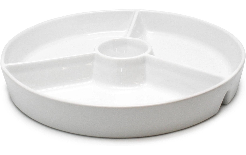Nerthus Assiette à snacks 1 Pièce/s, Blanc, 25.5 cm