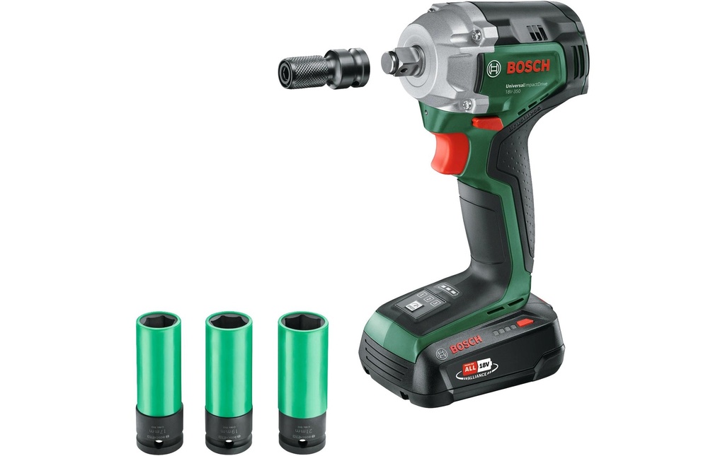 Bosch Clé à chocs sans fil UniversalImpactDrive 18 V 350 Nm