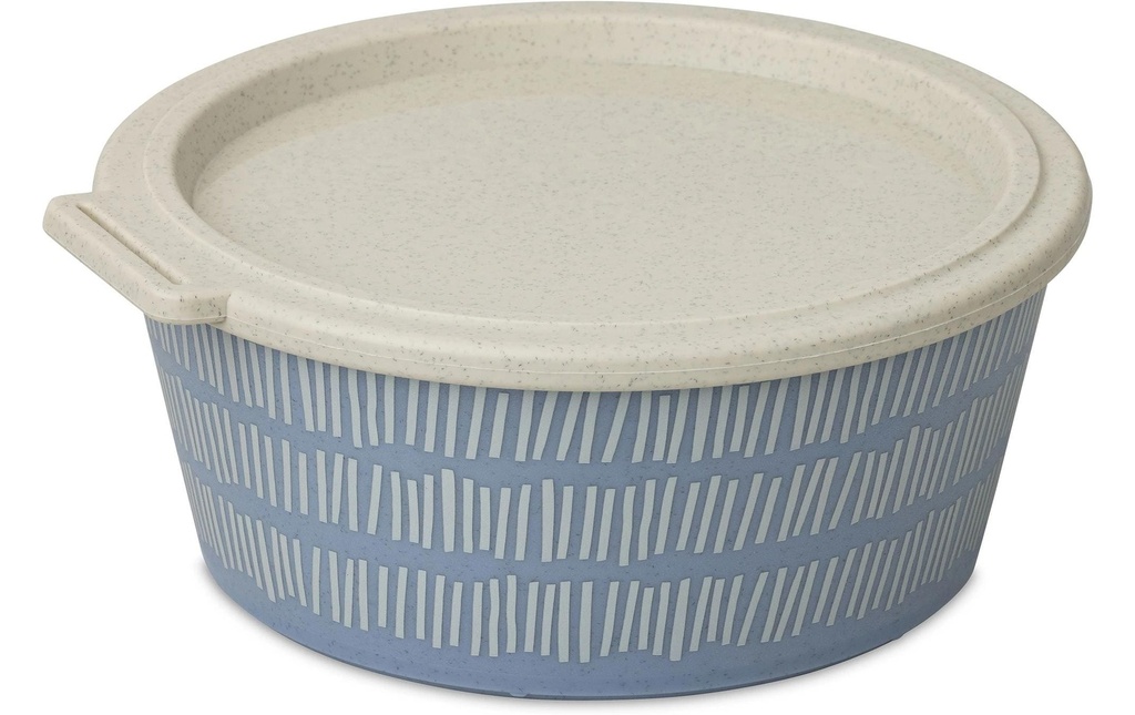 Koziol Bol Blomster avec couvercle 1.3 l, Bleu