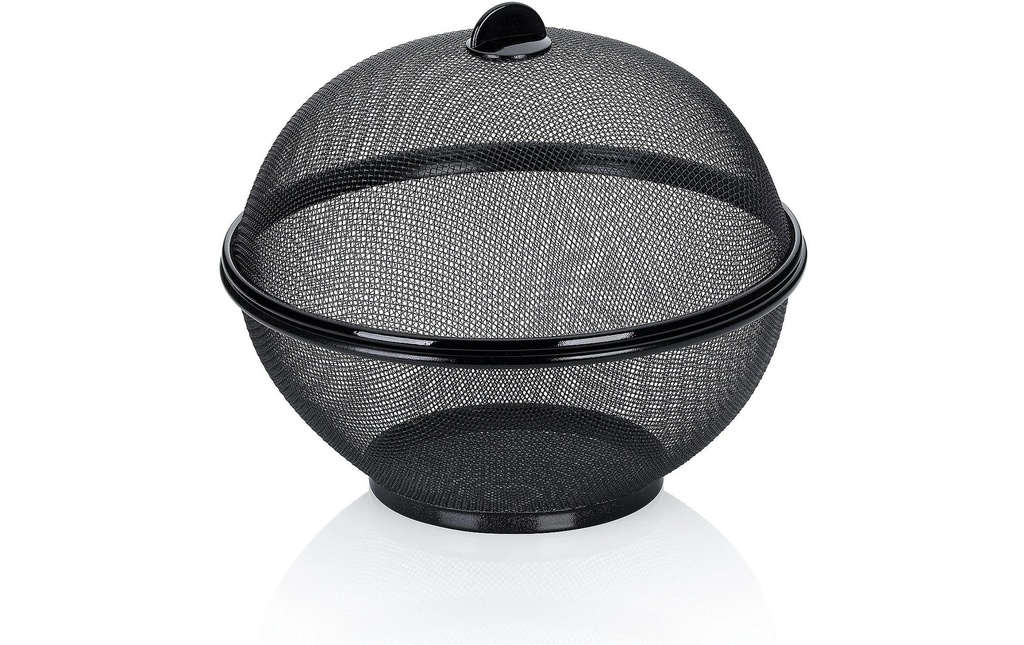 Kela Corbeille à fruits Côme 26.5 cm, noir
