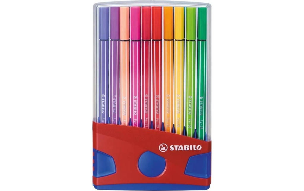 STABILO Pen 68 ColorParade Etui de 20 pièces