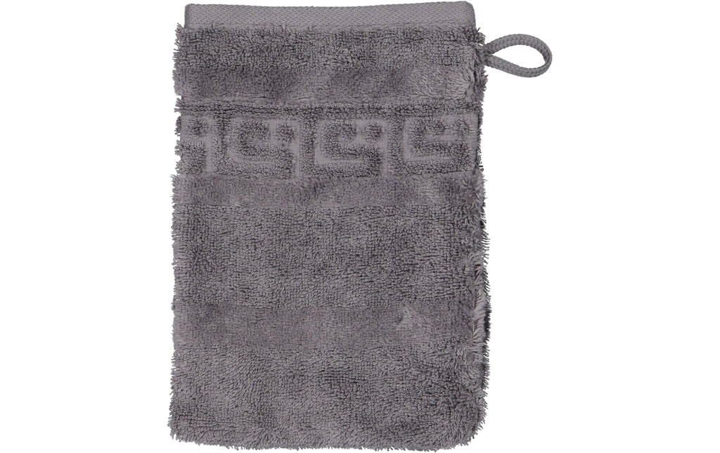 Cawö Gant de toilette Noblesse 16 x 22 cm, Gris foncé