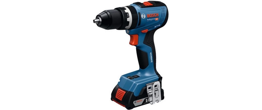 Bosch Professional Perceuses à percussion sans fil GSB 18 V-65 + 2x 5.0 Ah en L-BOXX