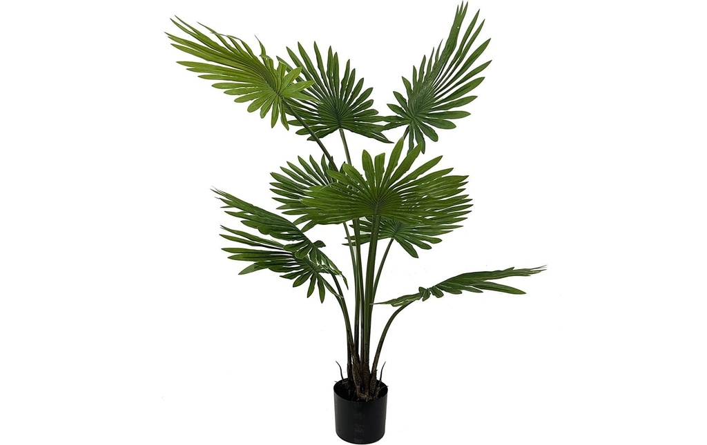 present time Plante artificielle Fan Palm 108 cm, vert
