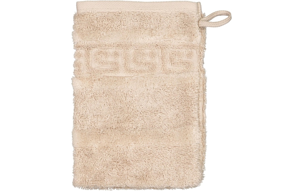 Cawö Gant de toilette Noblesse 16 x 22 cm, Beige