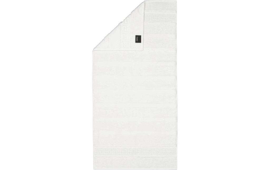 Cawö Serviette Noblesse 50 x 100 cm, Blanc