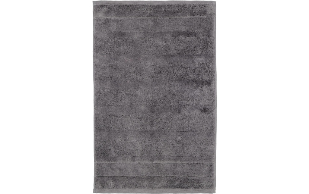Cawö Serviette pour invité Noblesse 30 x 50 cm, Gris foncé