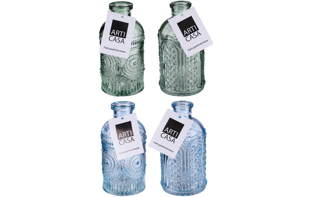 Arti Casa Vase Colored Print 4as 6.3 cm, Assorti