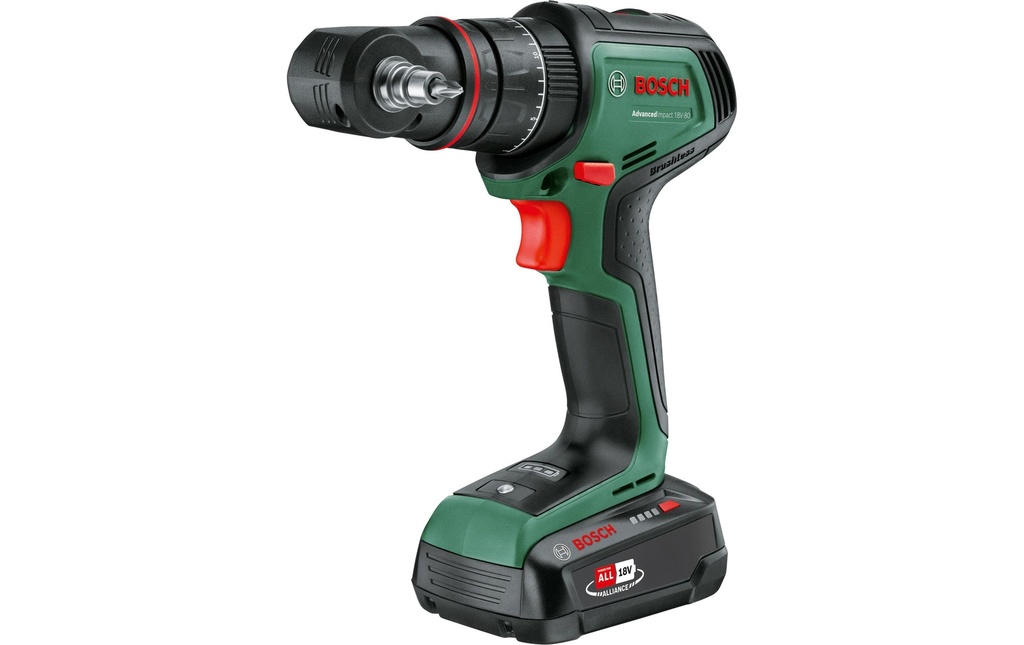 Bosch Perceuses à percussion sans fil AdvancedImpact 18 V-80 2x batterie 2.5Ah