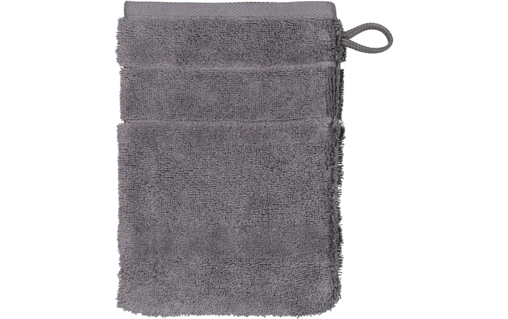 Cawö Gant de toilette Noblesse 16 x 22 cm, Gris foncé