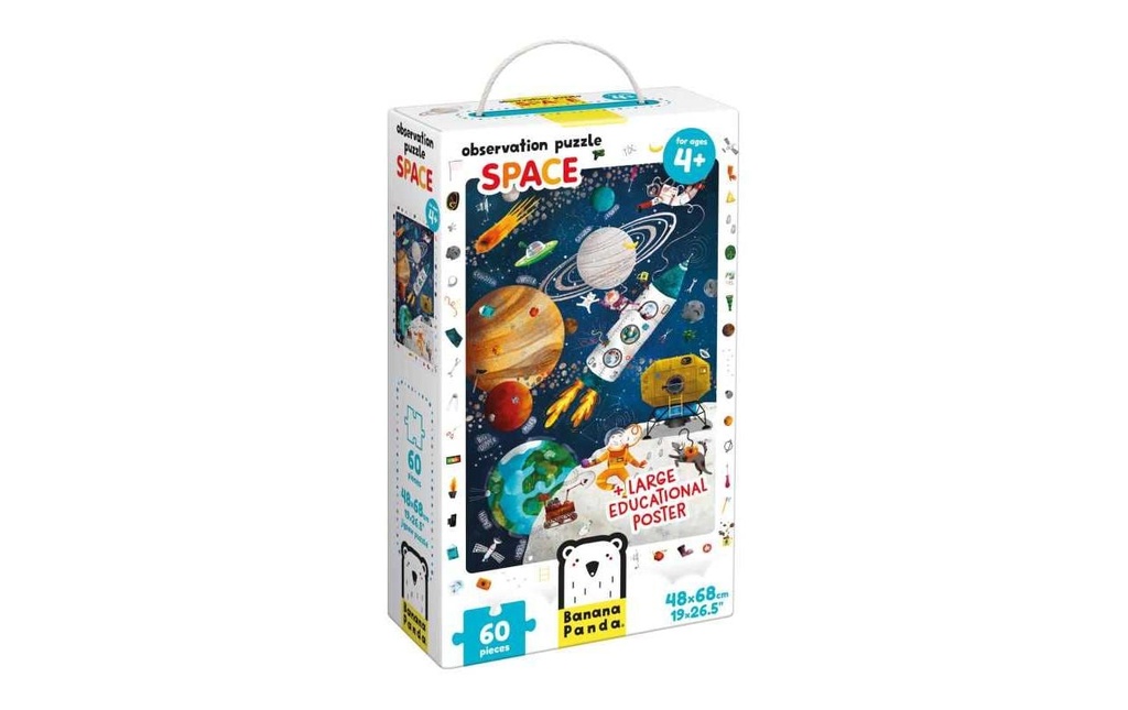[470033666] Banana Panda Puzzle Espace d'observation Carton 60 pièces