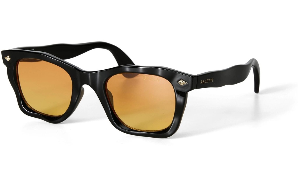 OKKIA Lunettes de soleil Seletti Dakota Lentille à gradient noir et jaune