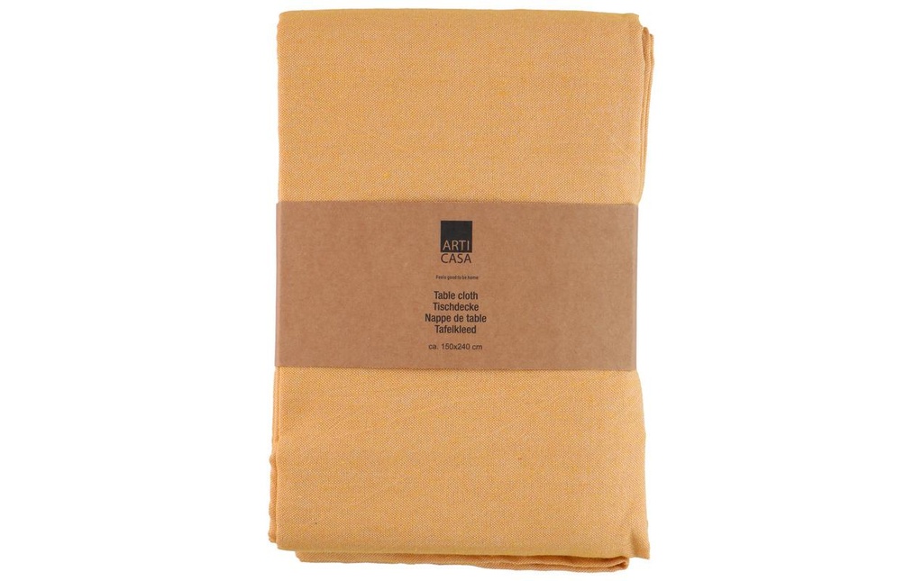 Arti Casa Nappe 240 cm x 150 cm, Jaune