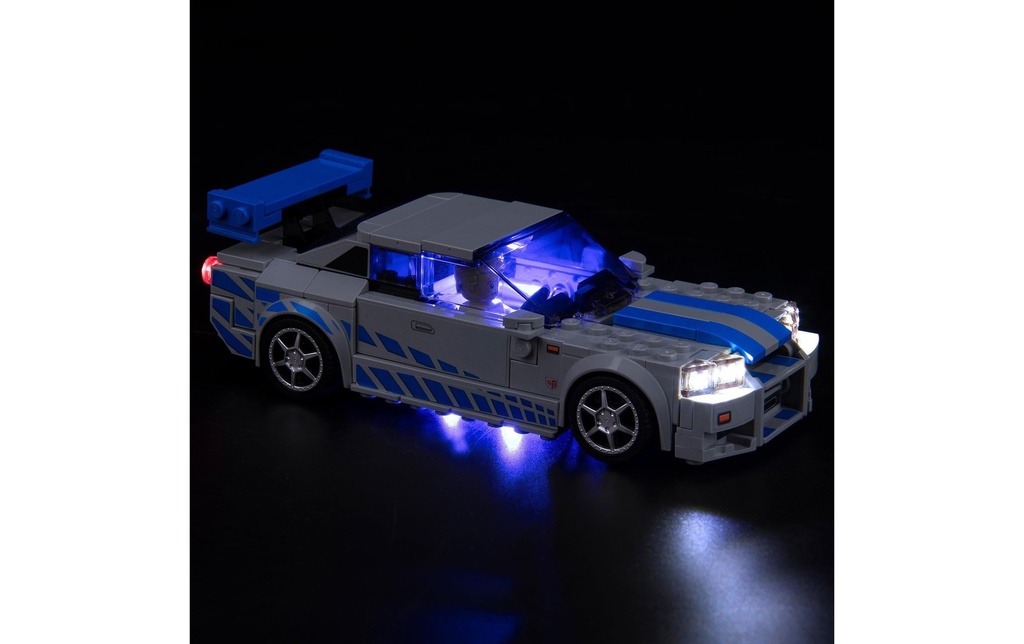 BrickBling Lumières-LED pour LEGO® Nissan Skyline GT-R R34 (76917)