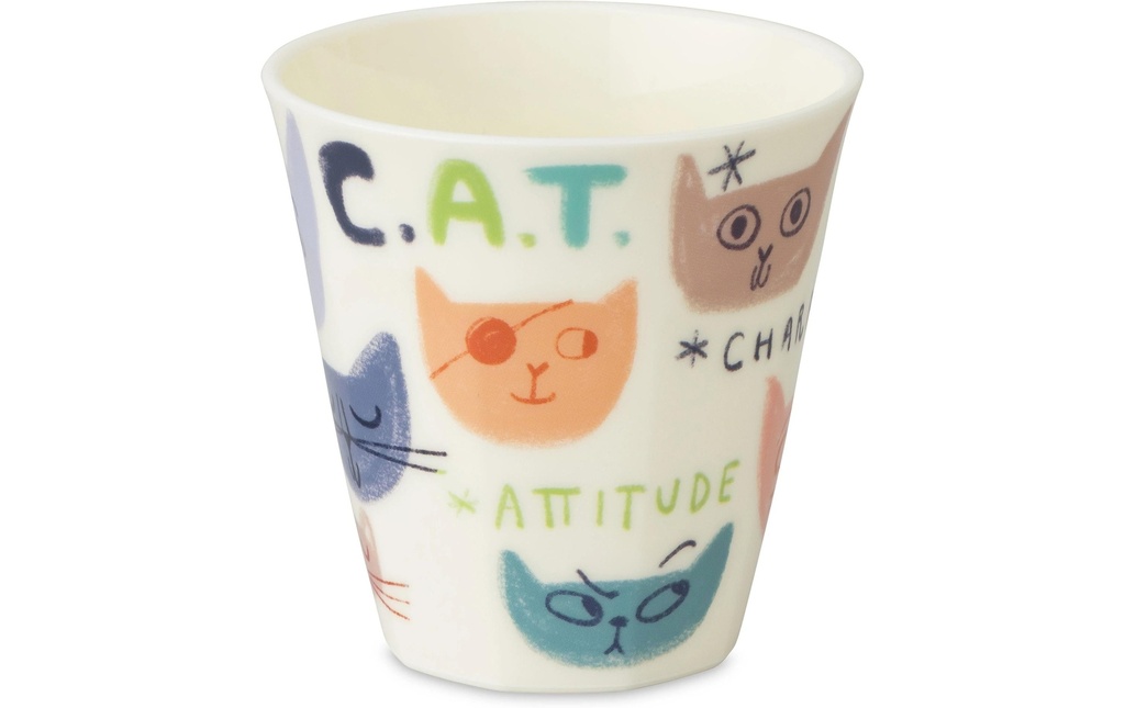 Koziol Gobelet Nora M Purrs C.A.T 300 ml, 1 Pièce/s, Multicolore