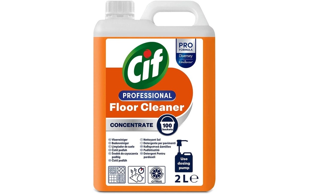 Diversey Pro Formula CIF Nettoyant concentré pour sols 1x2 L