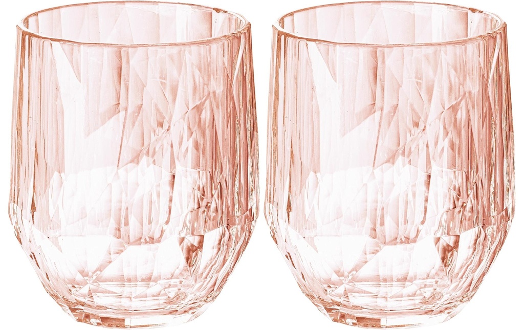 Koziol Verre Club No. 24 300 ml, 2 Pièce/s, Rose